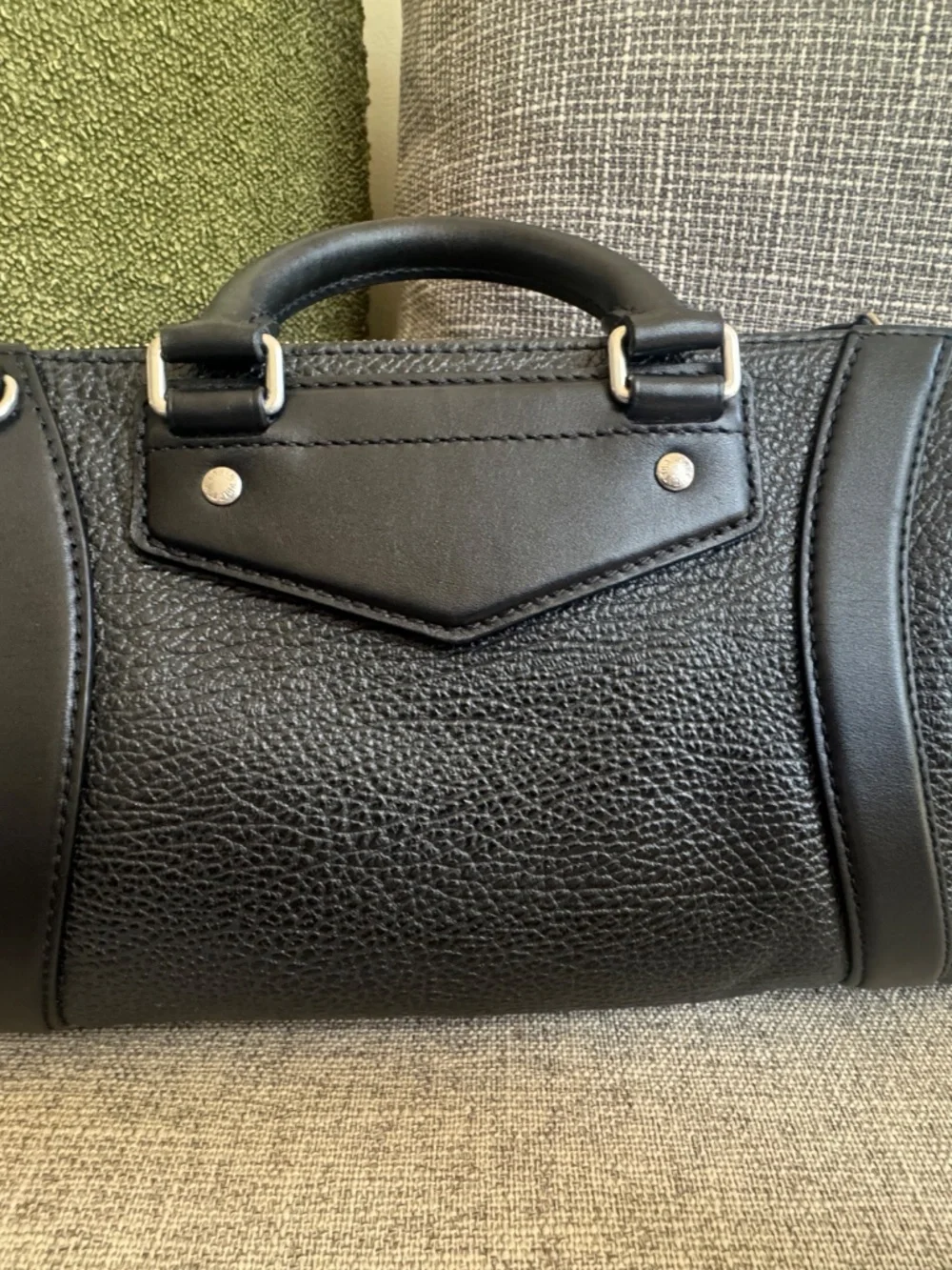 Pixel Lambskin LV Biker PM Black